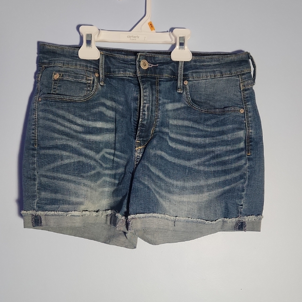 Levi's Denim Blue Women's High Rize Denizen Shorts, Sz 8